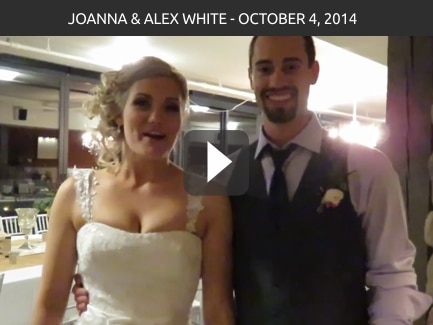 Joanna & Alex White, October 4, 2014