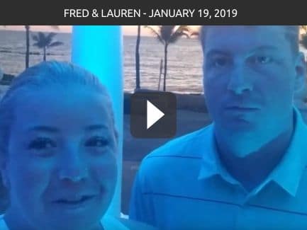 Fred & Lauren – January 19, 2019